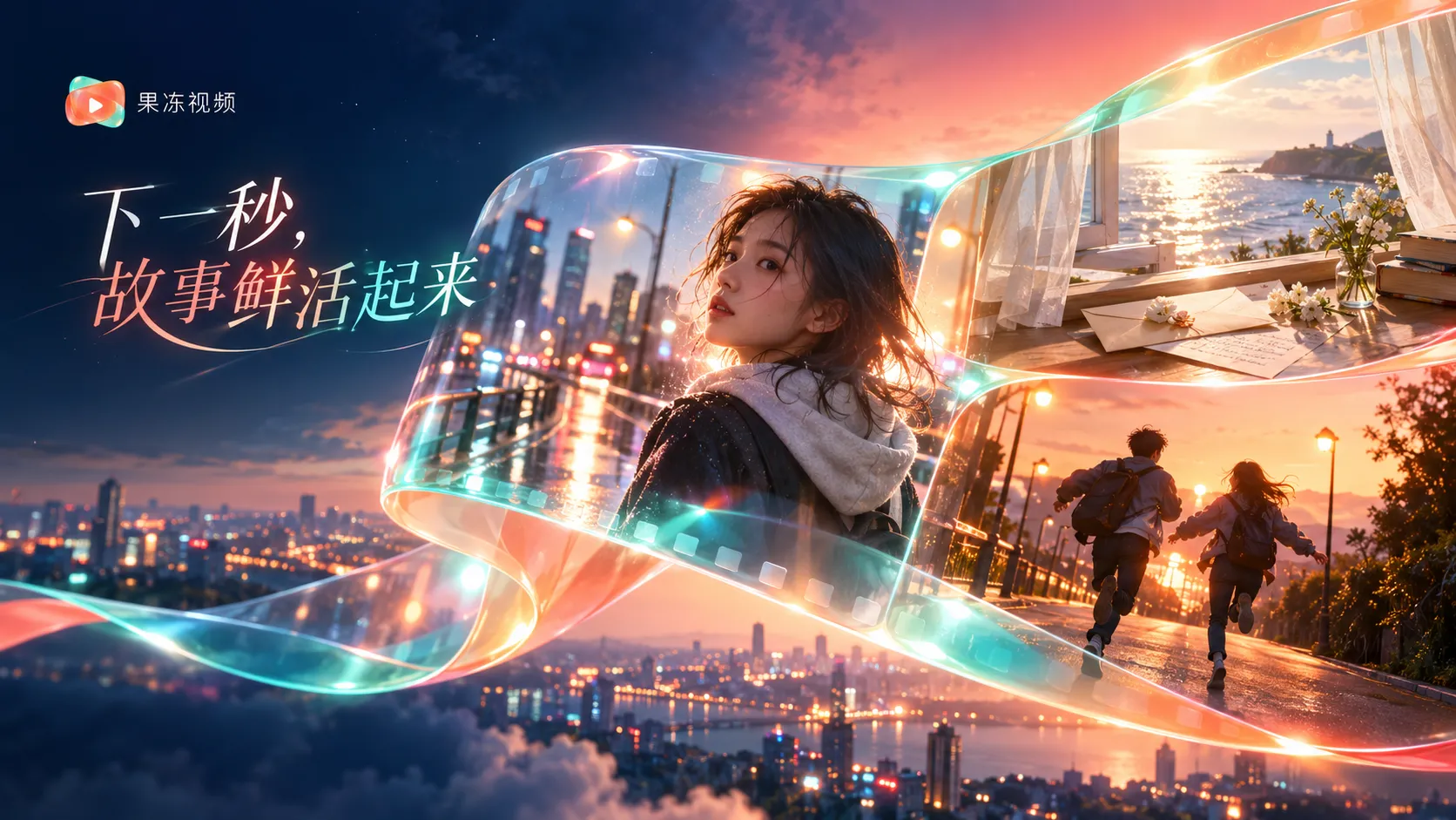 光影叙事主题的视觉画面